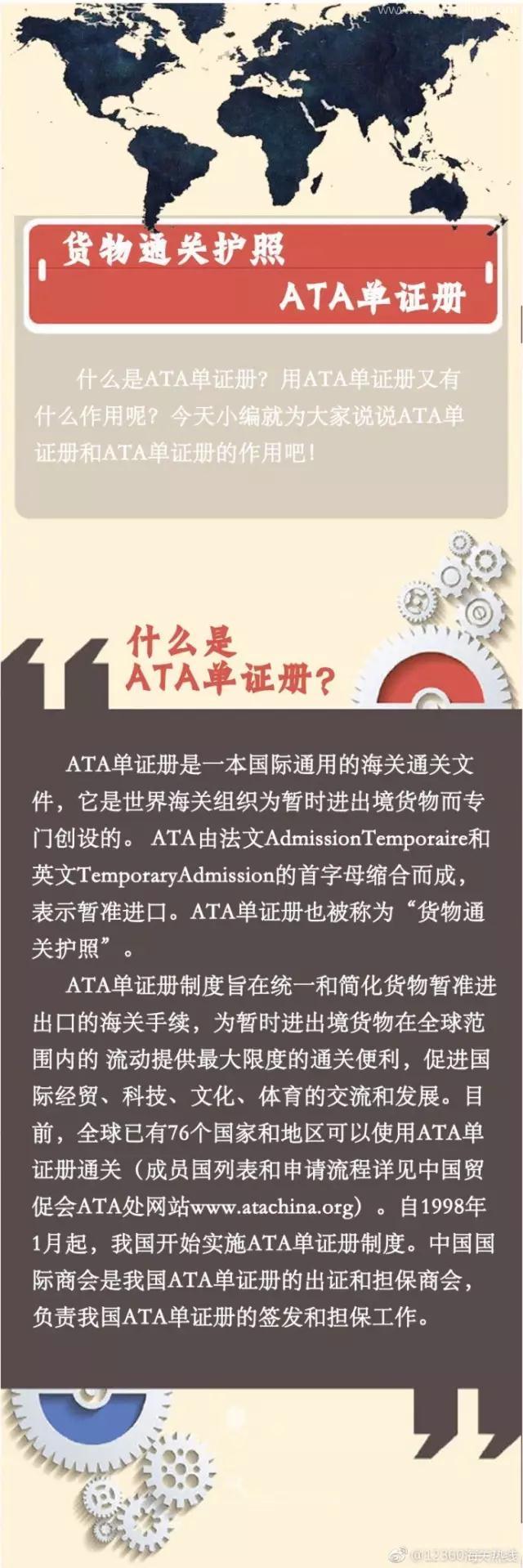 什么是ATA單證冊？用ATA單證冊有什么作用呢？